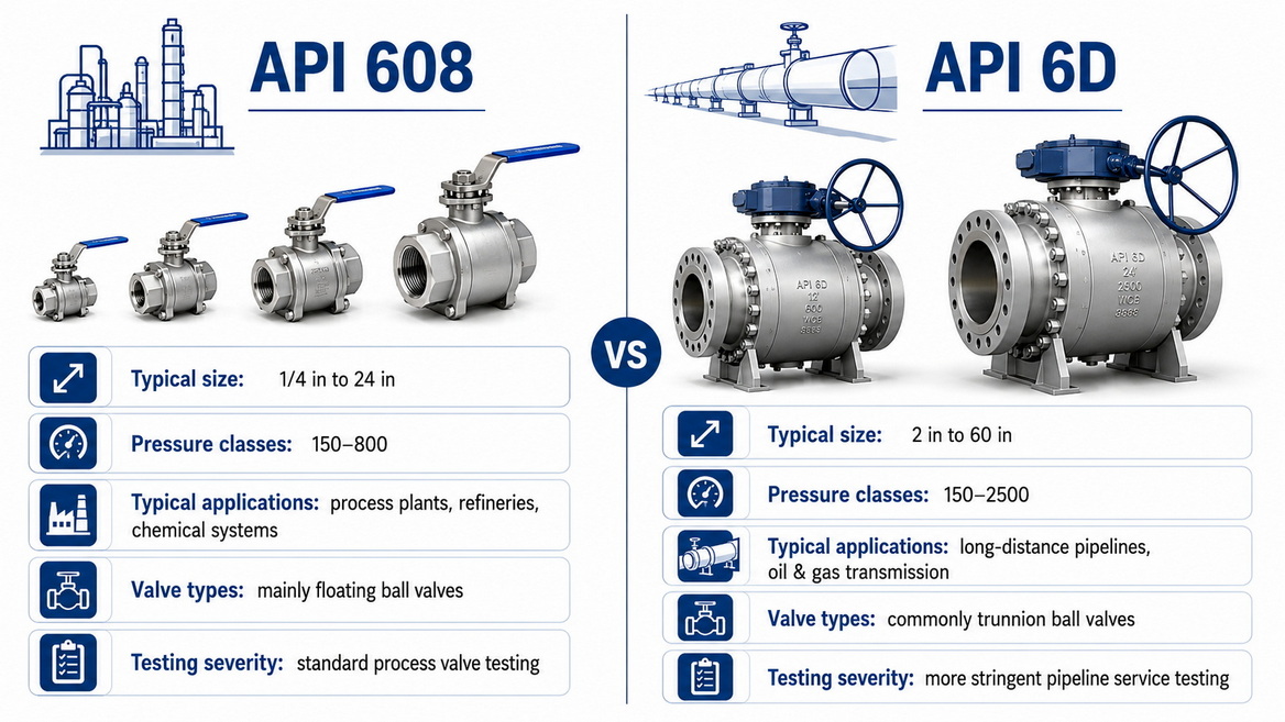 API 608 vs API 6D – How I Help Oil & Gas Buyers Choose the Right Ball ...